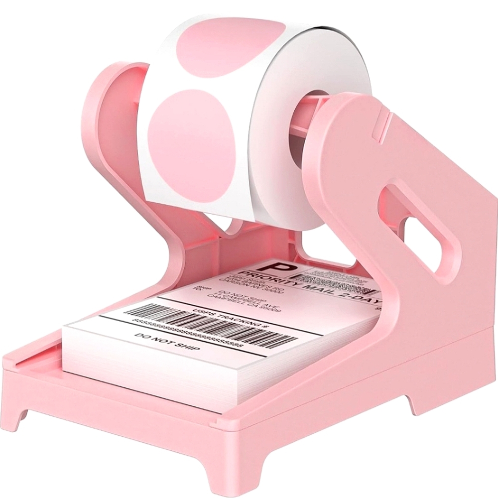 Pink Label Dispenser & Holder - Picture 1 of 9
